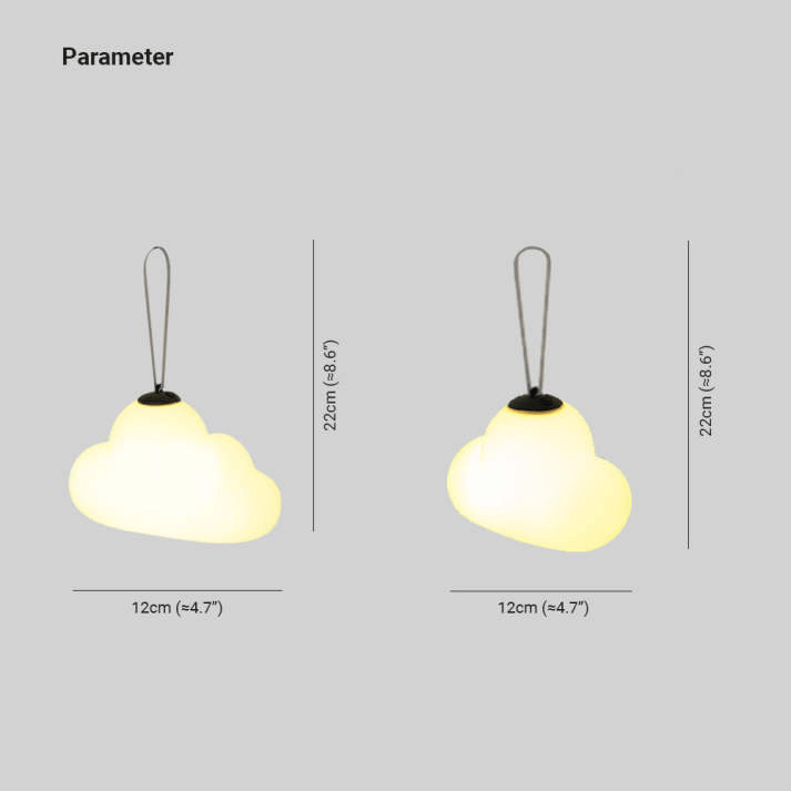 Minori Cloud LED Pendant Lamp Outdoor IP65 | Milk White Acrylic Metal Light | SMD Warm White Hanging Lamp | Garden Patio Lighting