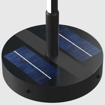 Modern Outdoor Solar Floor Lamp IP65 | Tall Garden LED Path Light | Iron & Aluminum | Wireless Solar Powered Landscape Lighting 133cm