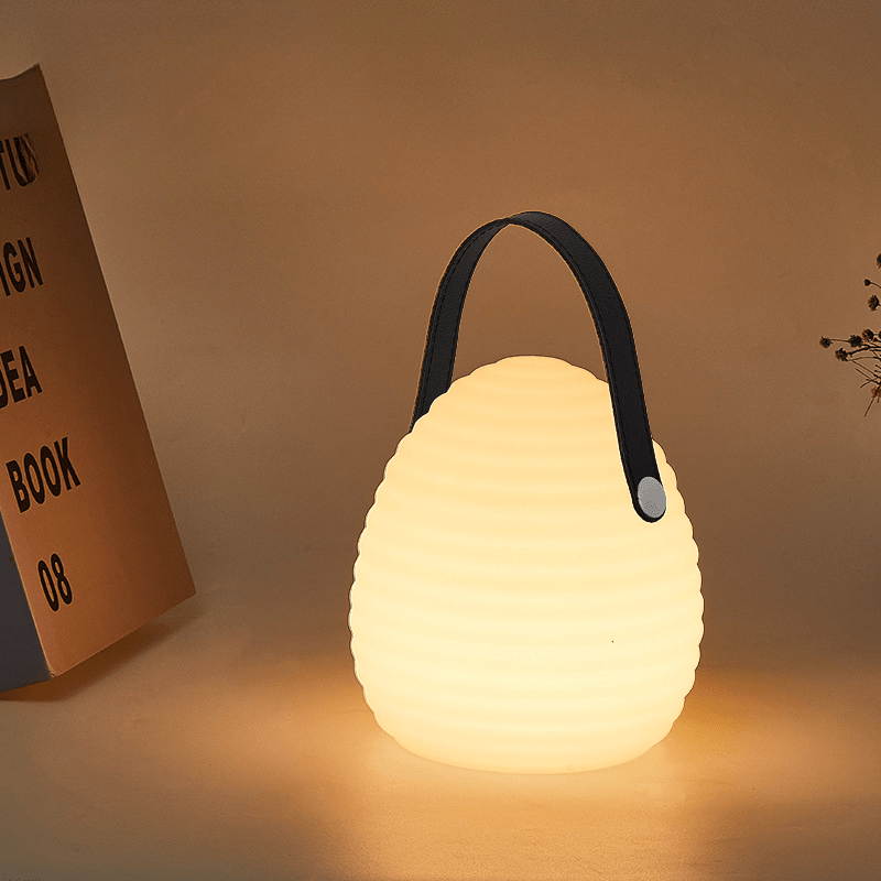 Modern Outdoor LED Lantern with Remote Control | 16 Color Modes RGB Patio & Garden Light | Rechargeable Waterproof Decorative Lamp Ø16cm