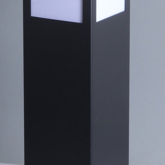 Modern Solar Outdoor Bollard Lantern IP65 Waterproof | LED Garden Path Light | Iron Acrylic Landscape Lamp | 40/60/80 cm
