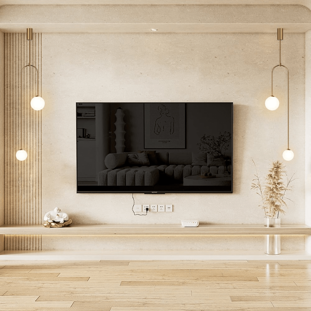 Modern 2-Light U-Shaped Glass Ball Pendant Lamp | Living Room & Bedroom Ceiling Light | G9 Metal Glass Fixture 25cm