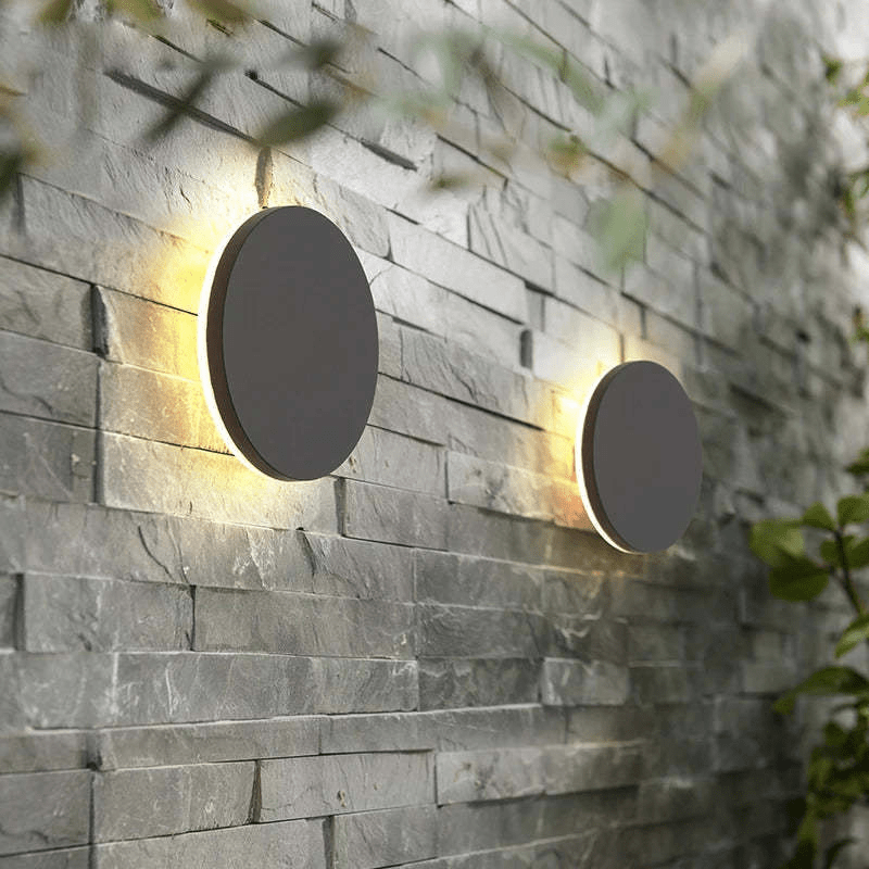Modern Minimalist LED Outdoor Wall Lamp IP65 Waterproof | Round & Square Exterior Sconce | Metal Acrylic Entrance Lighting 220V
