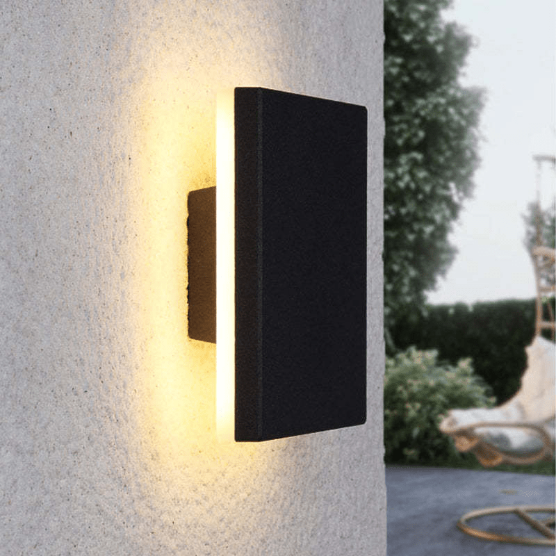 Modern Minimalist LED Outdoor Wall Lamp IP65 Waterproof | Round & Square Exterior Sconce | Metal Acrylic Entrance Lighting 220V