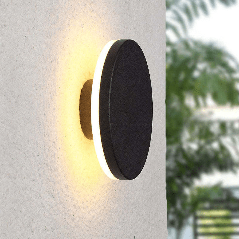 Modern Minimalist LED Outdoor Wall Lamp IP65 Waterproof | Round & Square Exterior Sconce | Metal Acrylic Entrance Lighting 220V