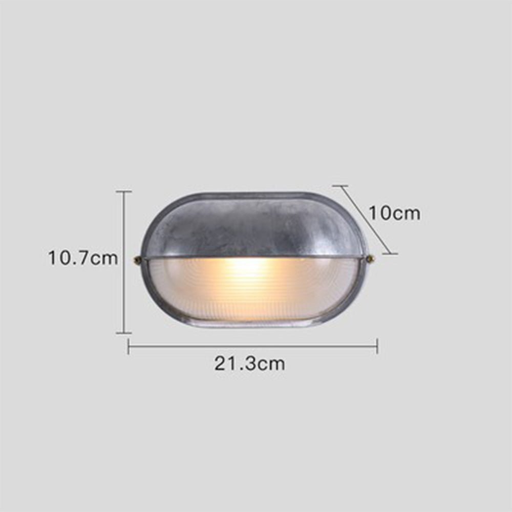 Modern Waterproof Outdoor Wall Sconce E27 | Aluminum Glass Exterior Wall Light | Garden & Entrance Lighting Fixture Ø18–28cm