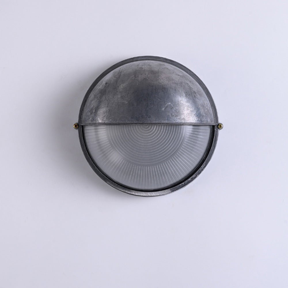 Modern Waterproof Outdoor Wall Sconce E27 | Aluminum Glass Exterior Wall Light | Garden & Entrance Lighting Fixture Ø18–28cm