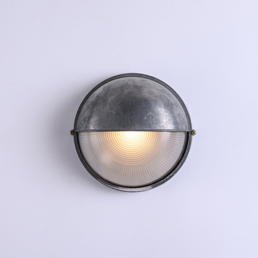 Modern Waterproof Outdoor Wall Sconce E27 | Aluminum Glass Exterior Wall Light | Garden & Entrance Lighting Fixture Ø18–28cm