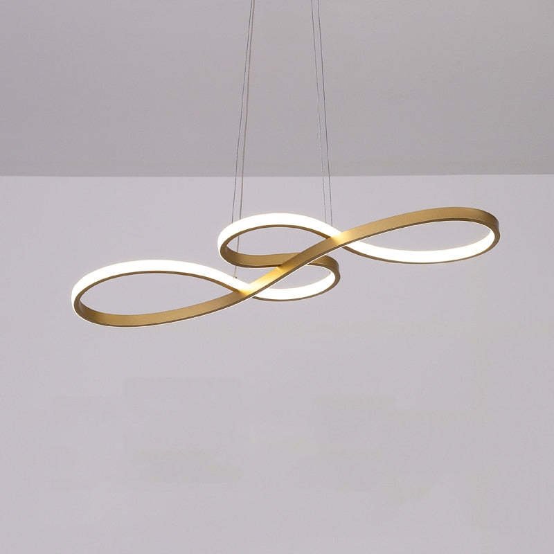 Musical Notes LED Pendant Lamp Modern Artistic Hanging Light | Metal Acrylic Design | Adjustable Cable | Warm Neutral Cool Light