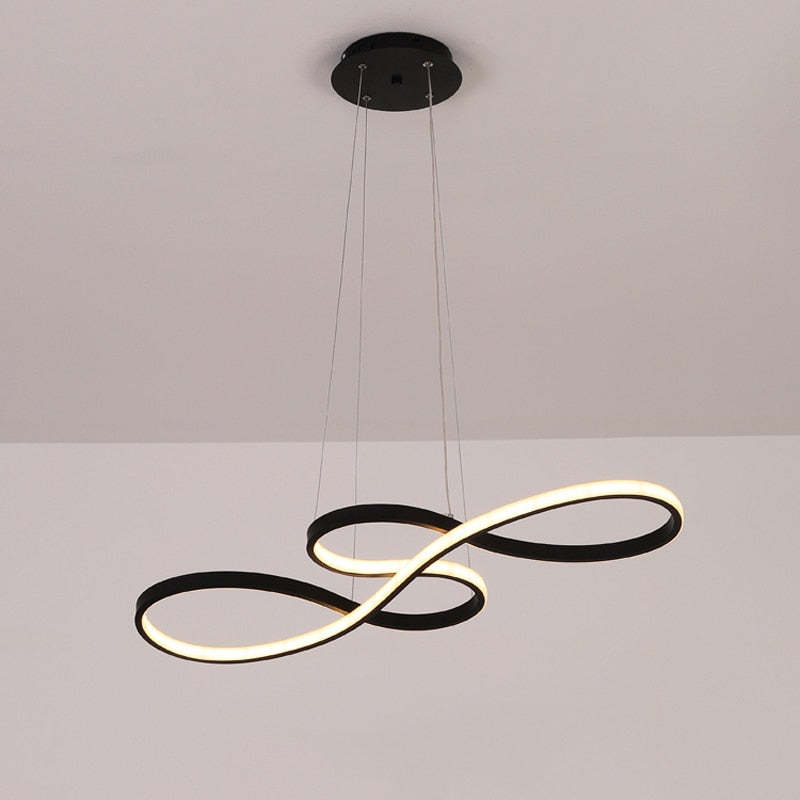 Musical Notes LED Pendant Lamp Modern Artistic Hanging Light | Metal Acrylic Design | Adjustable Cable | Warm Neutral Cool Light