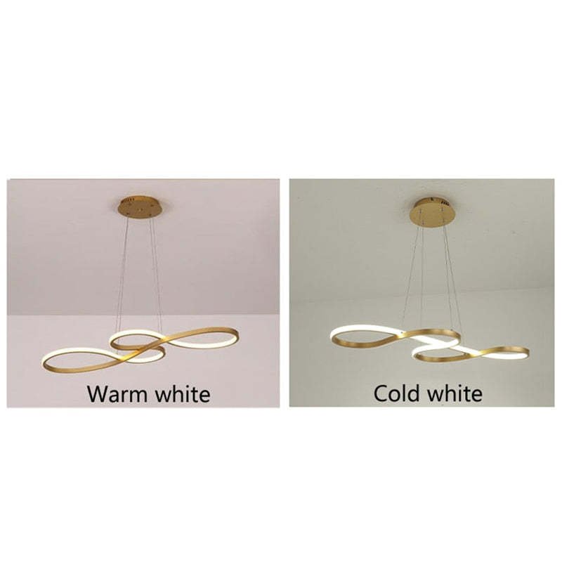 Musical Notes LED Pendant Lamp Modern Artistic Hanging Light | Metal Acrylic Design | Adjustable Cable | Warm Neutral Cool Light