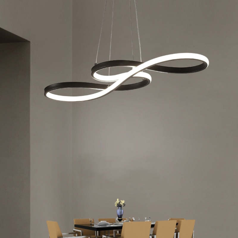 Musical Notes LED Pendant Lamp Modern Artistic Hanging Light | Metal Acrylic Design | Adjustable Cable | Warm Neutral Cool Light