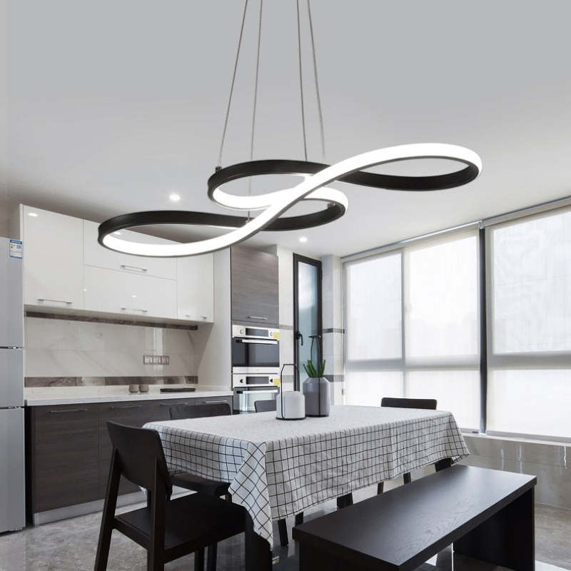 Musical Notes LED Pendant Lamp Modern Artistic Hanging Light | Metal Acrylic Design | Adjustable Cable | Warm Neutral Cool Light