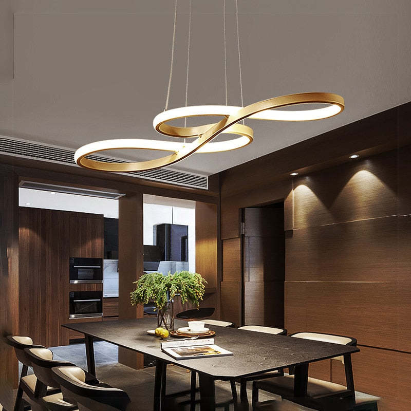 Musical Notes LED Pendant Lamp Modern Artistic Hanging Light | Metal Acrylic Design | Adjustable Cable | Warm Neutral Cool Light