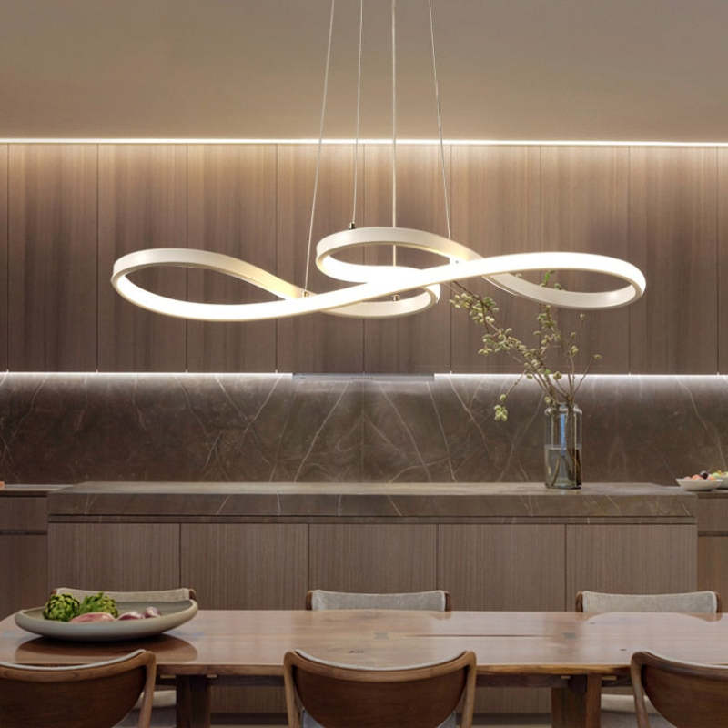 Musical Notes LED Pendant Lamp Modern Artistic Hanging Light | Metal Acrylic Design | Adjustable Cable | Warm Neutral Cool Light