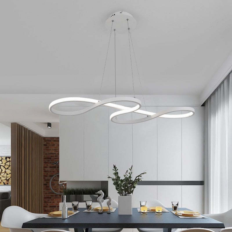 Musical Notes LED Pendant Lamp Modern Artistic Hanging Light | Metal Acrylic Design | Adjustable Cable | Warm Neutral Cool Light