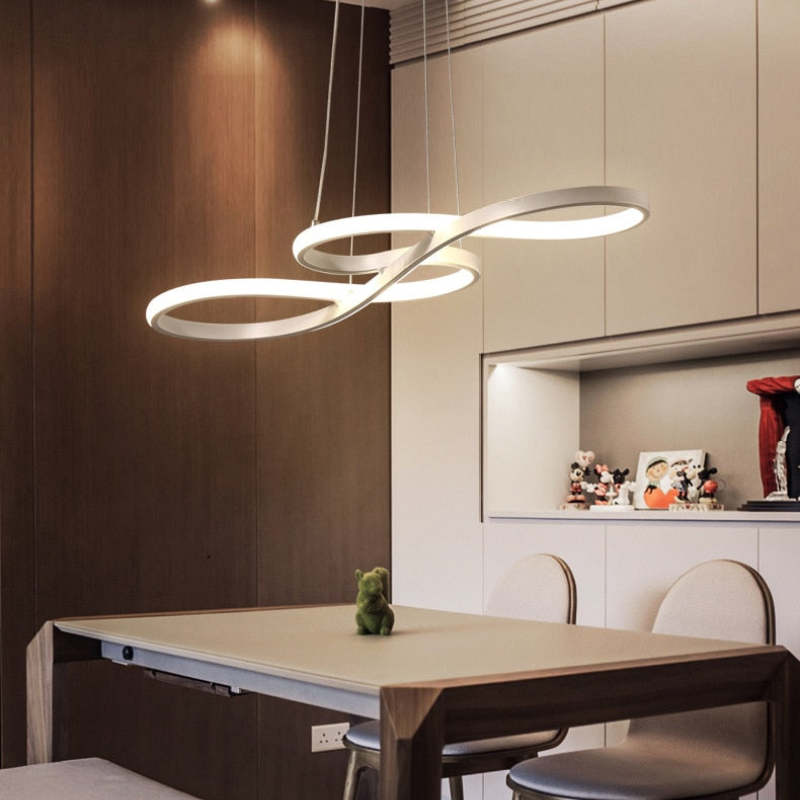 Musical Notes LED Pendant Lamp Modern Artistic Hanging Light | Metal Acrylic Design | Adjustable Cable | Warm Neutral Cool Light