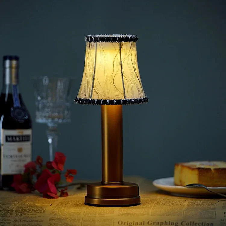 LED Wireless Side Metal Table Lamp