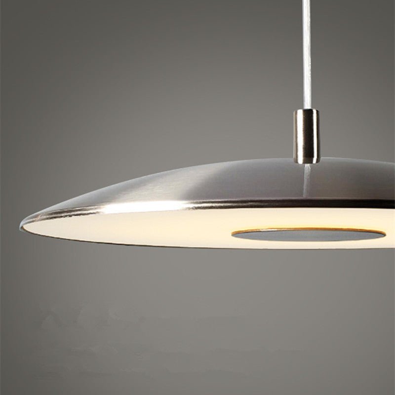 Nickel Iron LED Pendant Lamp | Modern Nordic Hanging Light | 42W LED Included | Indoor Ceiling Lighting | Living Room & Dining Area