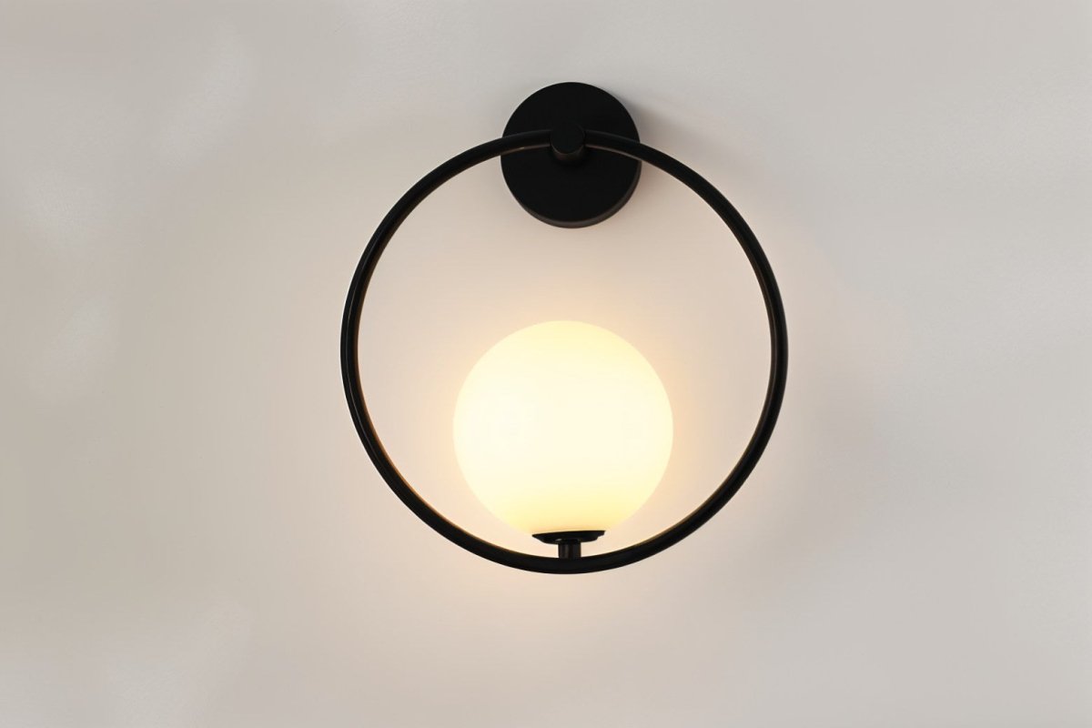 Nidia Wall Lamp Modern Luxury Wall Light Gold Black Finish | Metal Glass Design | G9 LED Replaceable Bulb | Indoor Accent Lighting