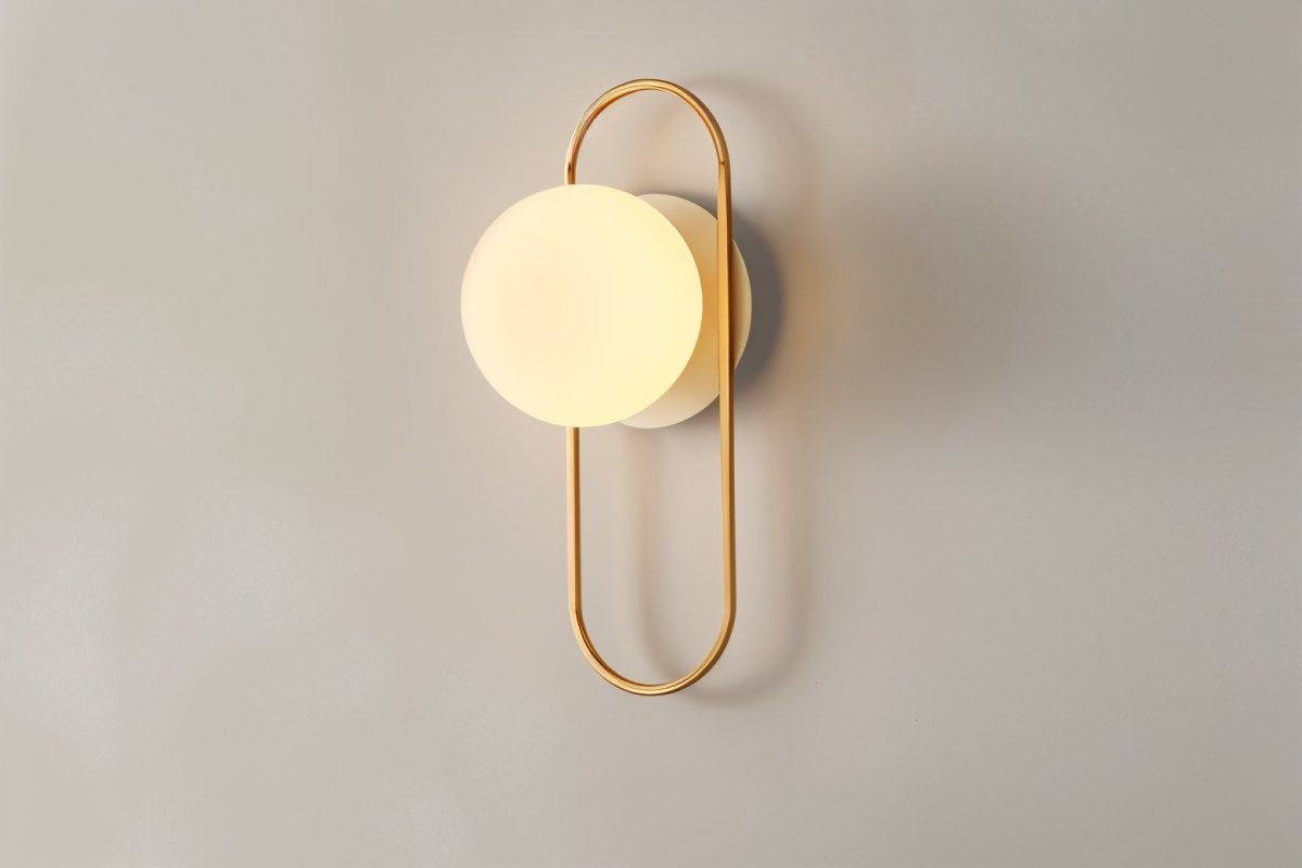 Nidia Wall Lamp Modern Luxury Wall Light Gold Black Finish | Metal Glass Design | G9 LED Replaceable Bulb | Indoor Accent Lighting
