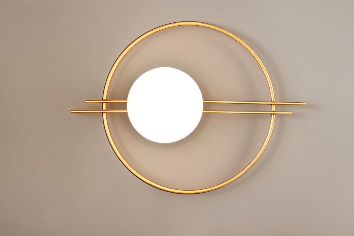 Nidia Wall Lamp Modern Luxury Wall Light Gold Black Finish | Metal Glass Design | G9 LED Replaceable Bulb | Indoor Accent Lighting