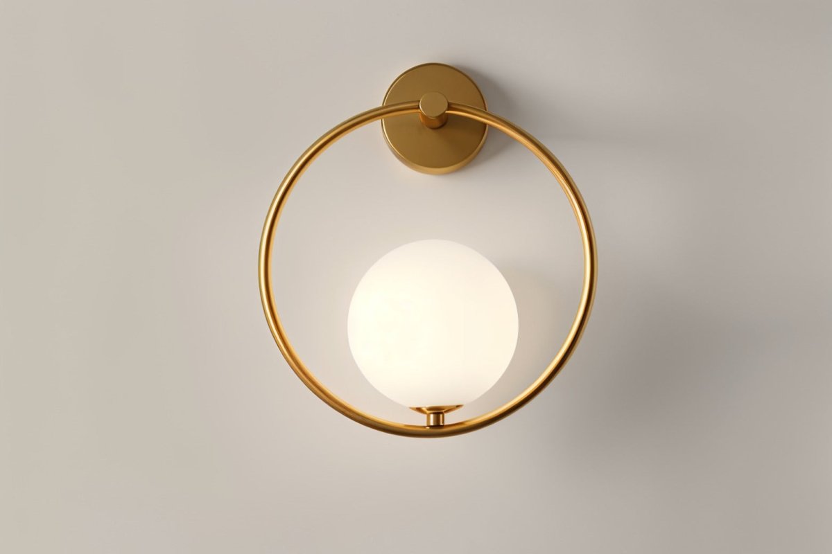 Nidia Wall Lamp Modern Luxury Wall Light Gold Black Finish | Metal Glass Design | G9 LED Replaceable Bulb | Indoor Accent Lighting
