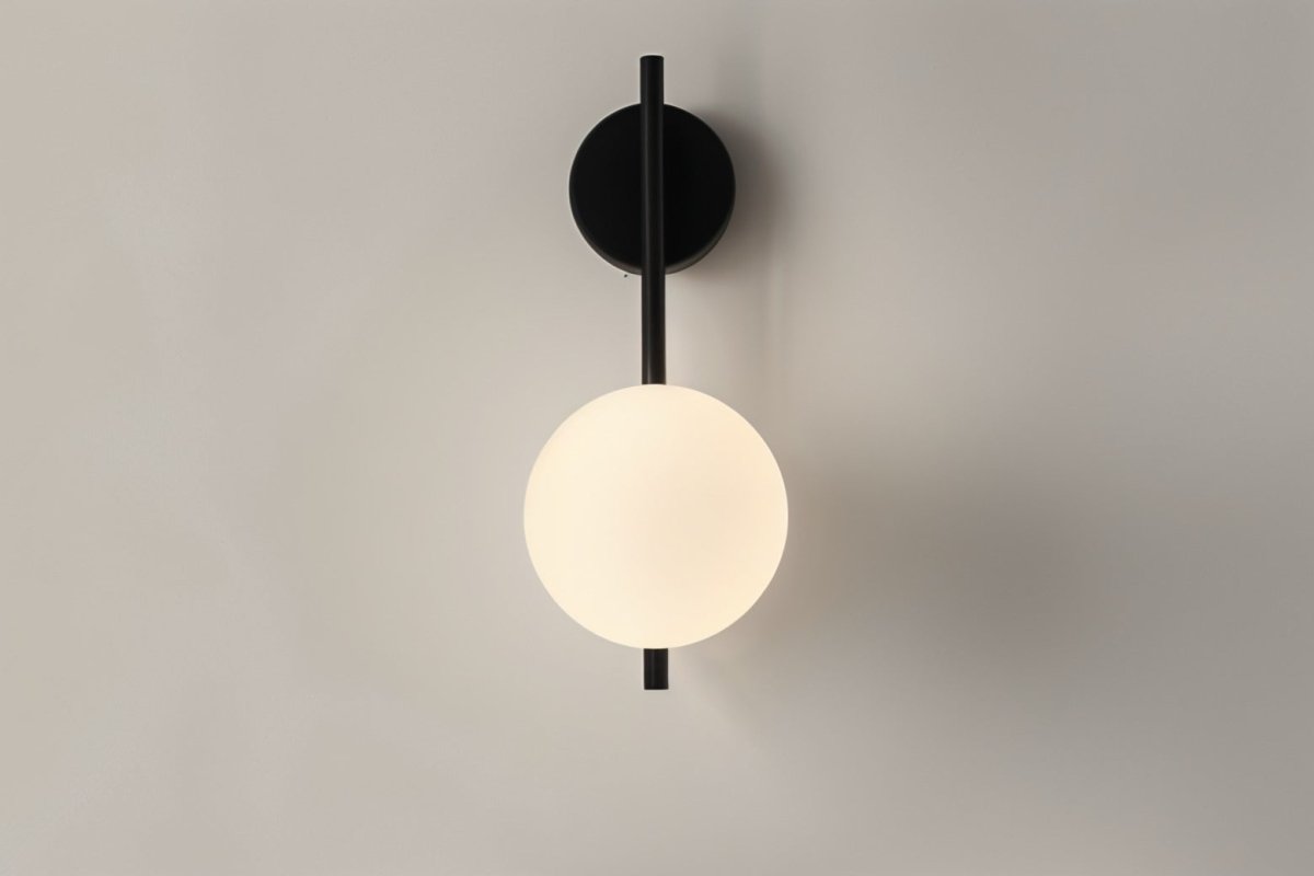 Nidia Wall Lamp Modern Luxury Wall Light Gold Black Finish | Metal Glass Design | G9 LED Replaceable Bulb | Indoor Accent Lighting