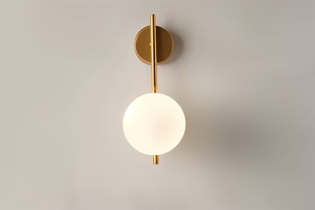 Nidia Wall Lamp Modern Luxury Wall Light Gold Black Finish | Metal Glass Design | G9 LED Replaceable Bulb | Indoor Accent Lighting