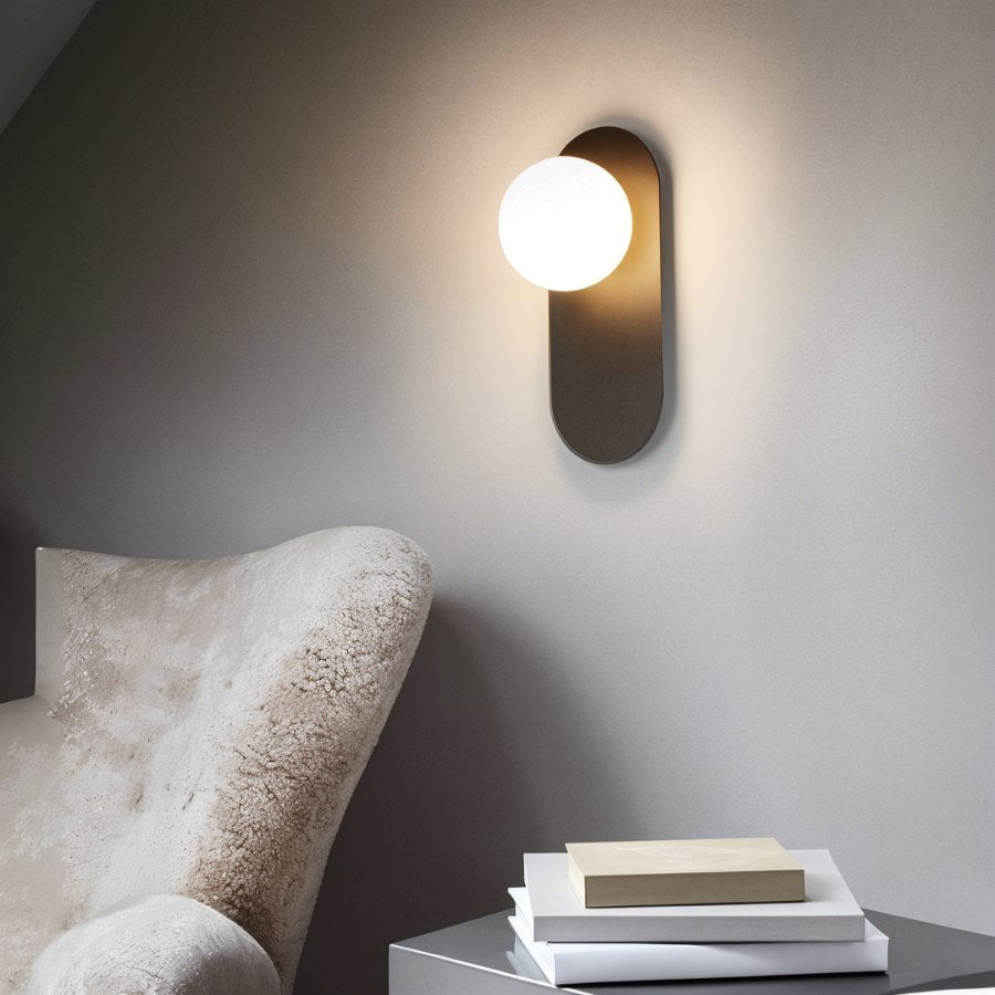 Nidia Wall Lamp Modern Luxury Wall Light Gold Black Finish | Metal Glass Design | G9 LED Replaceable Bulb | Indoor Accent Lighting
