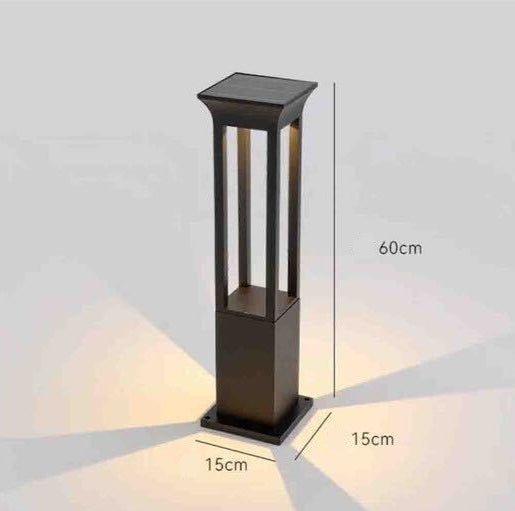 Nimbus Solar Outdoor Pathway Light Modern Garden Lamp | Solar Powered LED | Aluminum IP54 Waterproof | Warm White Outdoor Lighting