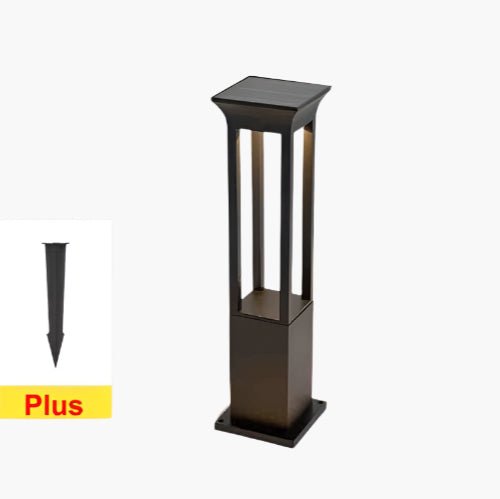 Nimbus Solar Outdoor Pathway Light Modern Garden Lamp | Solar Powered LED | Aluminum IP54 Waterproof | Warm White Outdoor Lighting