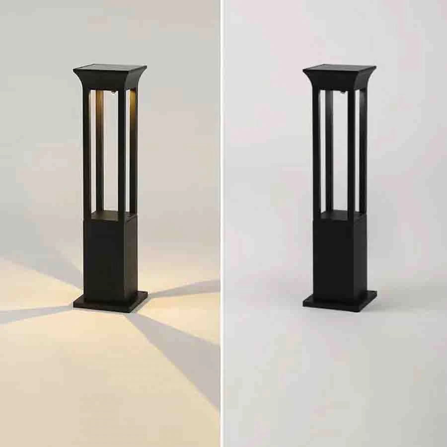 Nimbus Solar Outdoor Pathway Light Modern Garden Lamp | Solar Powered LED | Aluminum IP54 Waterproof | Warm White Outdoor Lighting