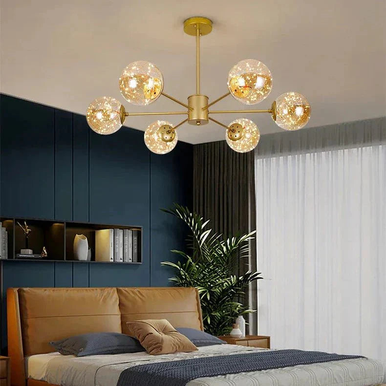 NobleLuminance - Glass Ball Chandelier