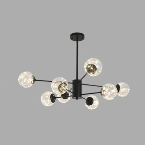 NobleLuminance - Glass Ball Chandelier