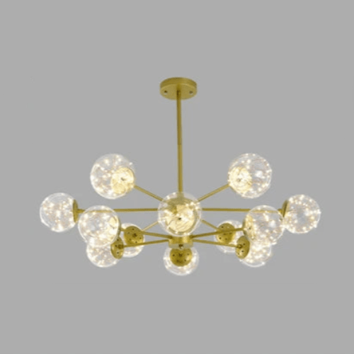 NobleLuminance - Glass Ball Chandelier