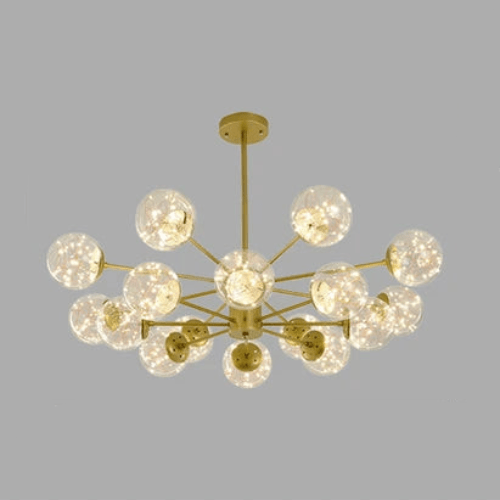 NobleLuminance - Glass Ball Chandelier