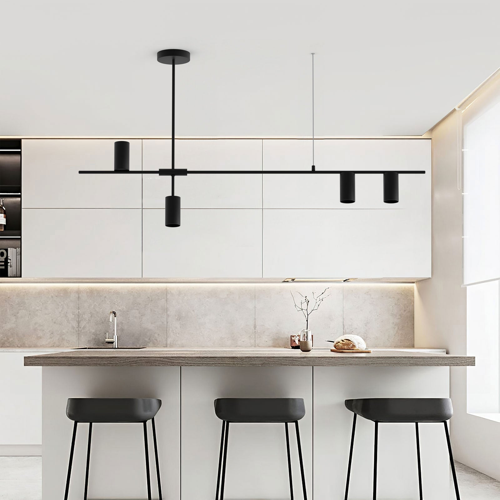 Noreen Modern Pendant Lamp with Long Shade