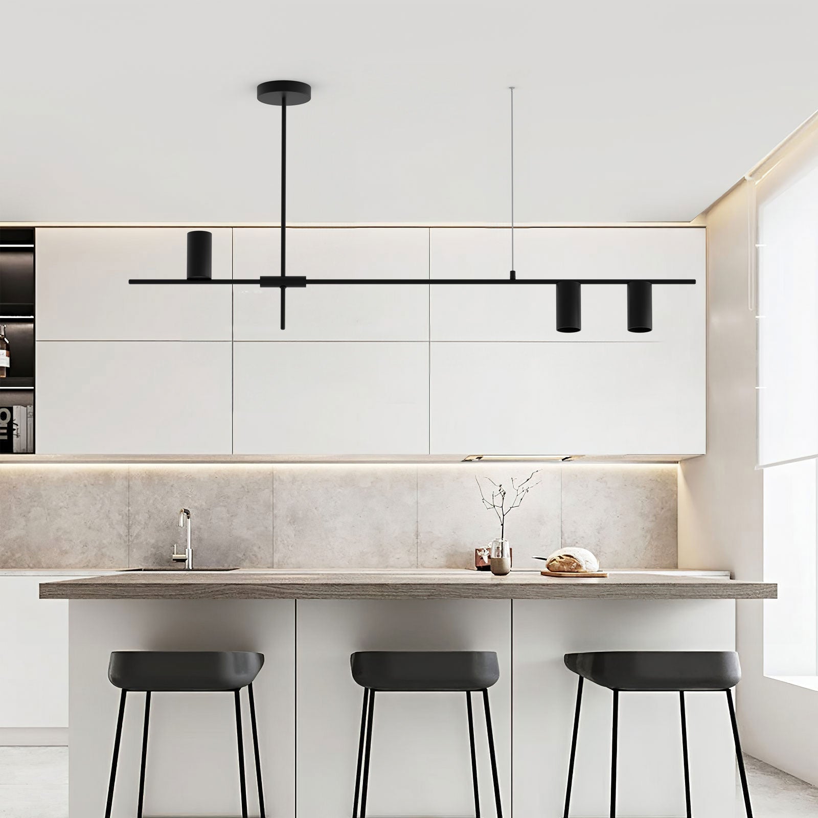 Noreen Modern Pendant Lamp with Long Shade