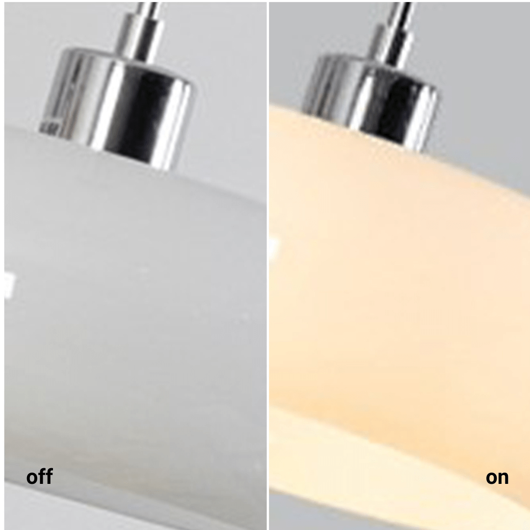 Hailie bread-shaped glass pendant lamp