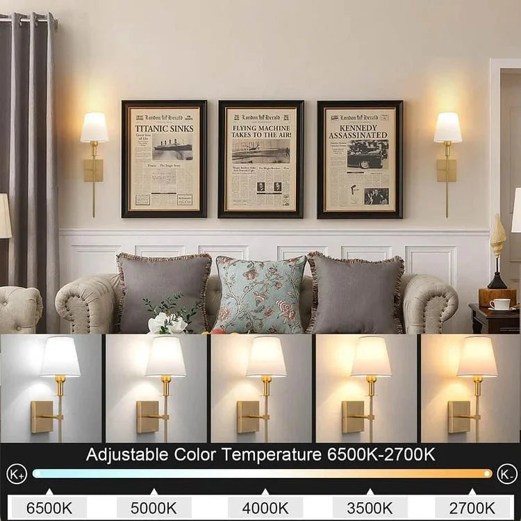 Rechargeable Wireless Wall Lamp (2 Packs)