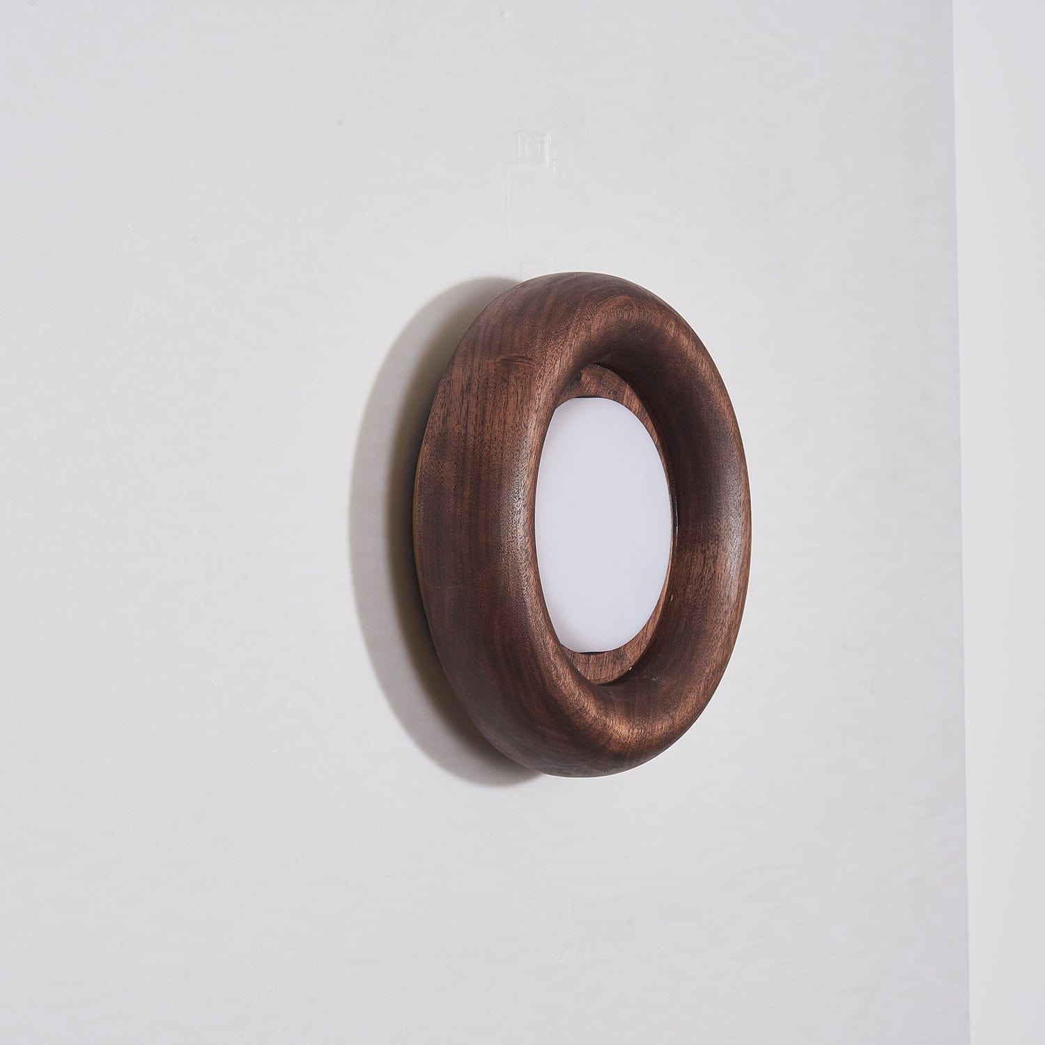 Orbitus Wall Lamp Modern Wooden LED Wall Light | Acrylic Shade | Integrated LED | Minimalist Indoor Lighting Fixture