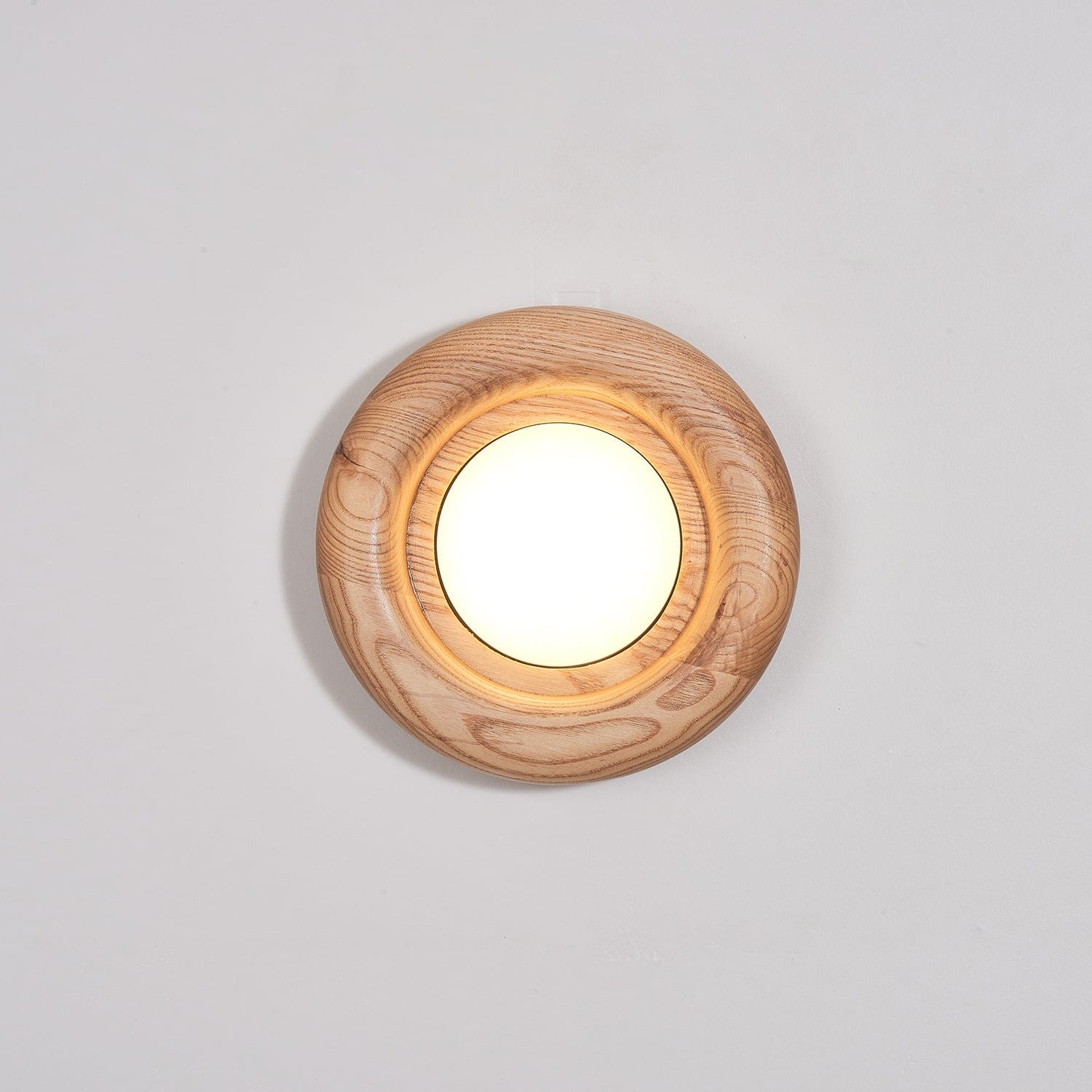 Orbitus Wall Lamp Modern Wooden LED Wall Light | Acrylic Shade | Integrated LED | Minimalist Indoor Lighting Fixture