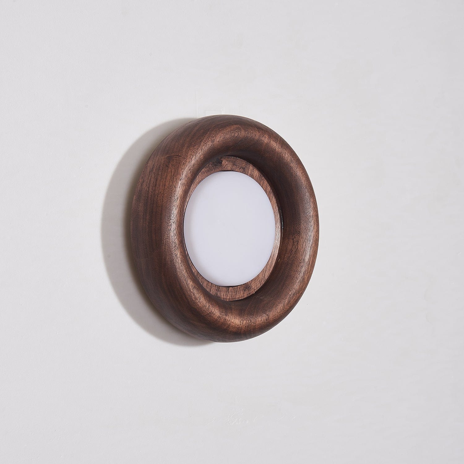 Orbitus Wall Lamp Modern Wooden LED Wall Light | Acrylic Shade | Integrated LED | Minimalist Indoor Lighting Fixture