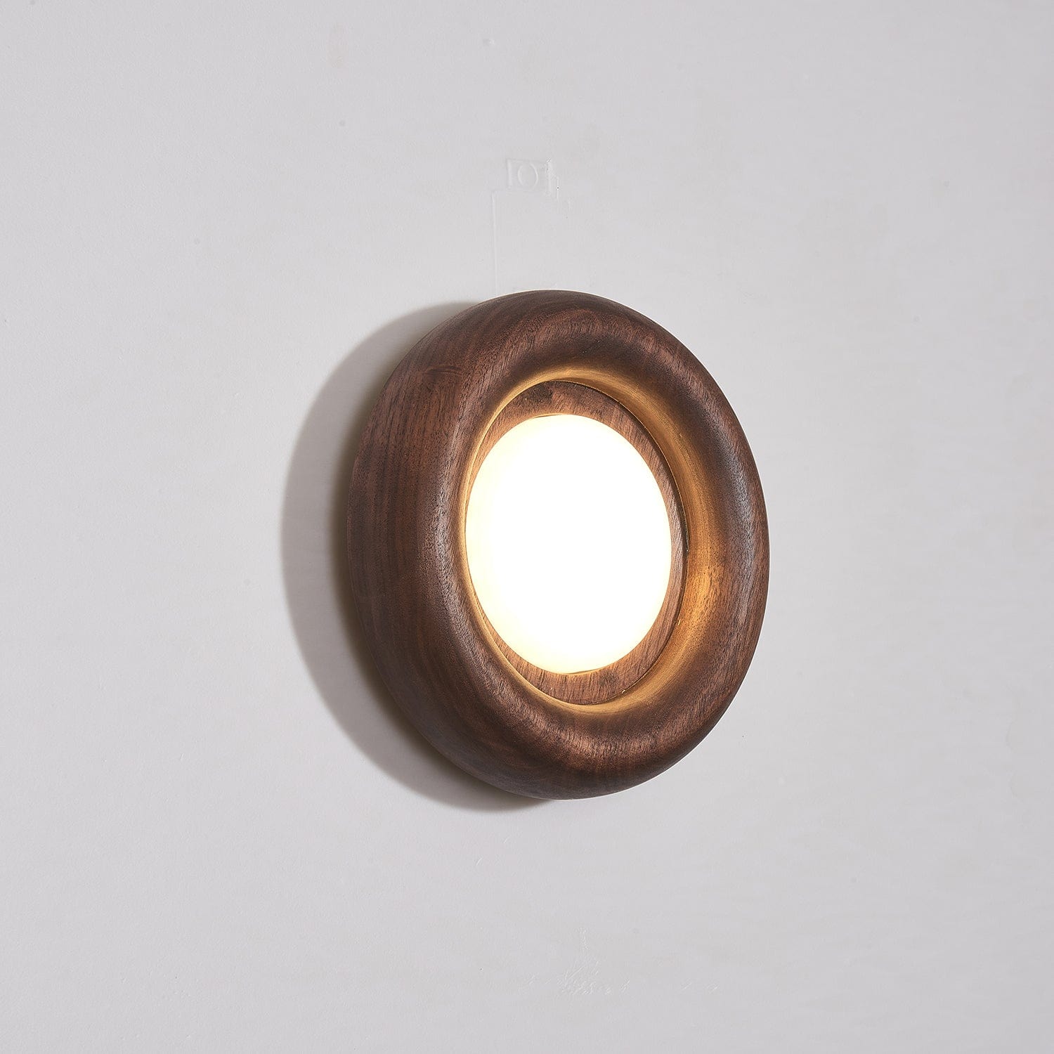 Orbitus Wall Lamp Modern Wooden LED Wall Light | Acrylic Shade | Integrated LED | Minimalist Indoor Lighting Fixture