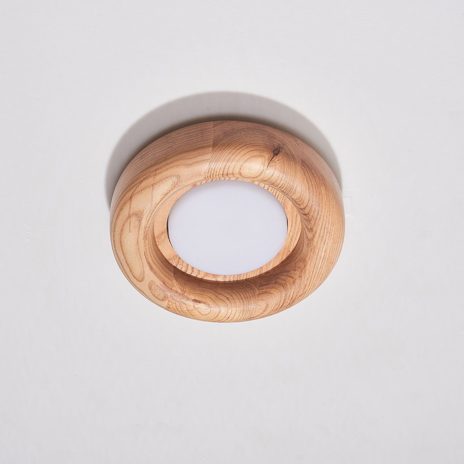 Orbitus Wall Lamp Modern Wooden LED Wall Light | Acrylic Shade | Integrated LED | Minimalist Indoor Lighting Fixture