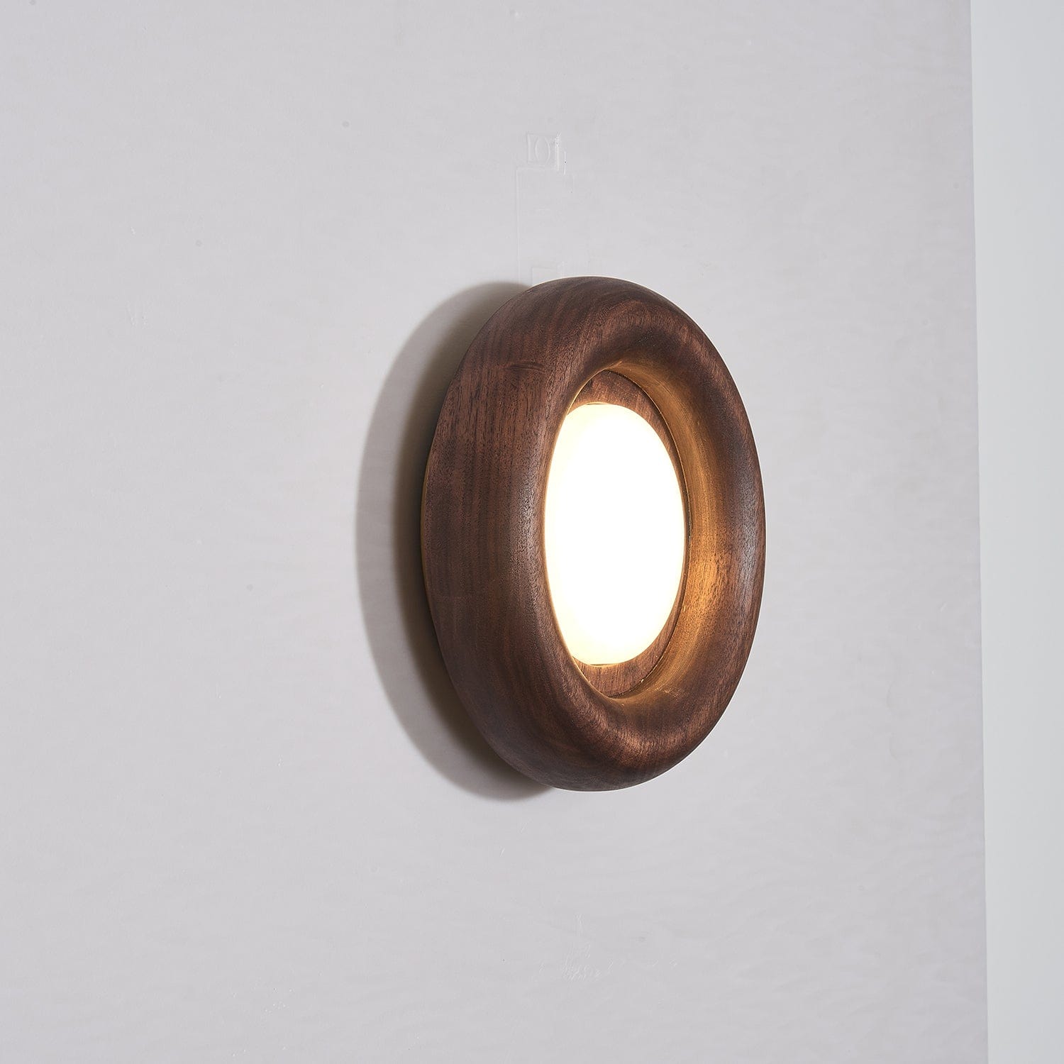 Orbitus Wall Lamp Modern Wooden LED Wall Light | Acrylic Shade | Integrated LED | Minimalist Indoor Lighting Fixture