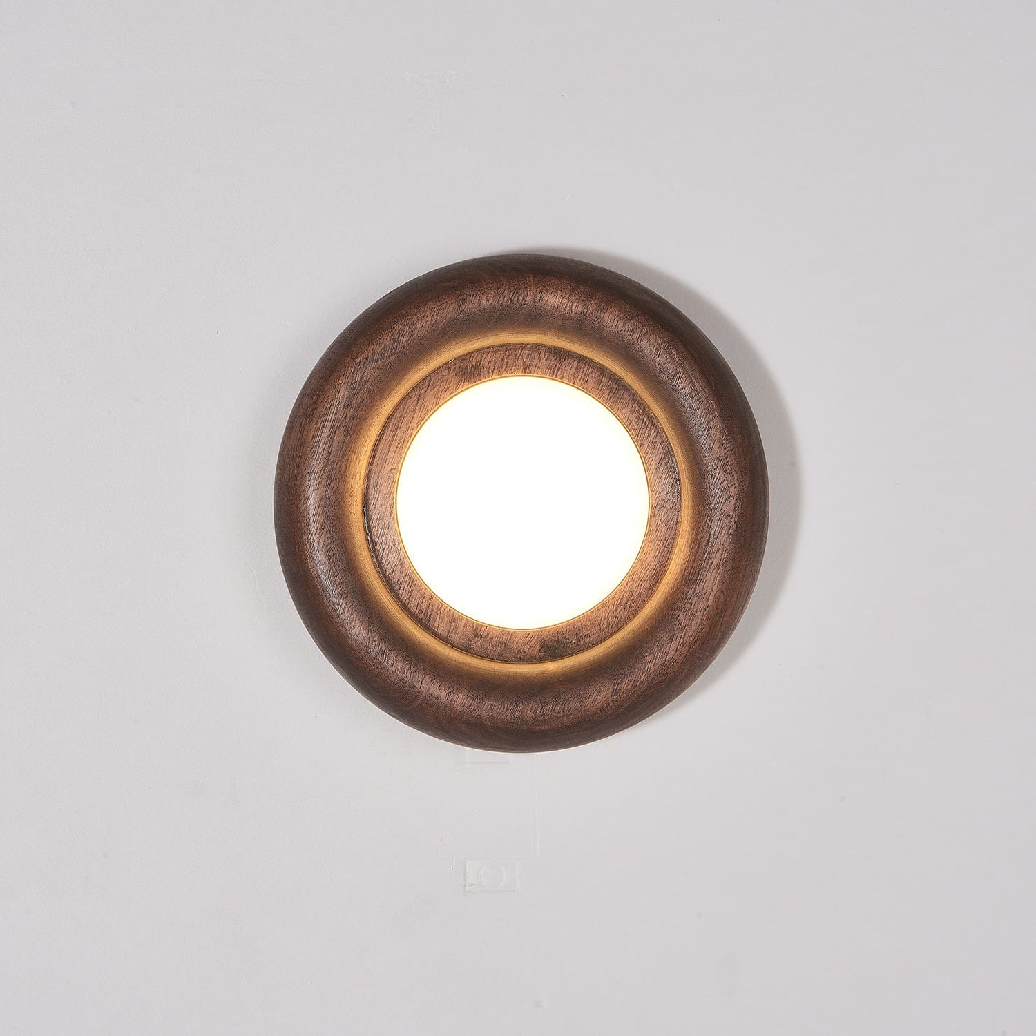 Orbitus Wall Lamp Modern Wooden LED Wall Light | Acrylic Shade | Integrated LED | Minimalist Indoor Lighting Fixture