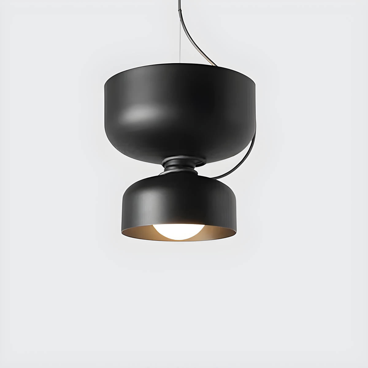 Orlee Geometric Pendant Lamp Modern Iron Hanging Light | E27 LED Included | Minimalist Design | Indoor Ceiling Lighting