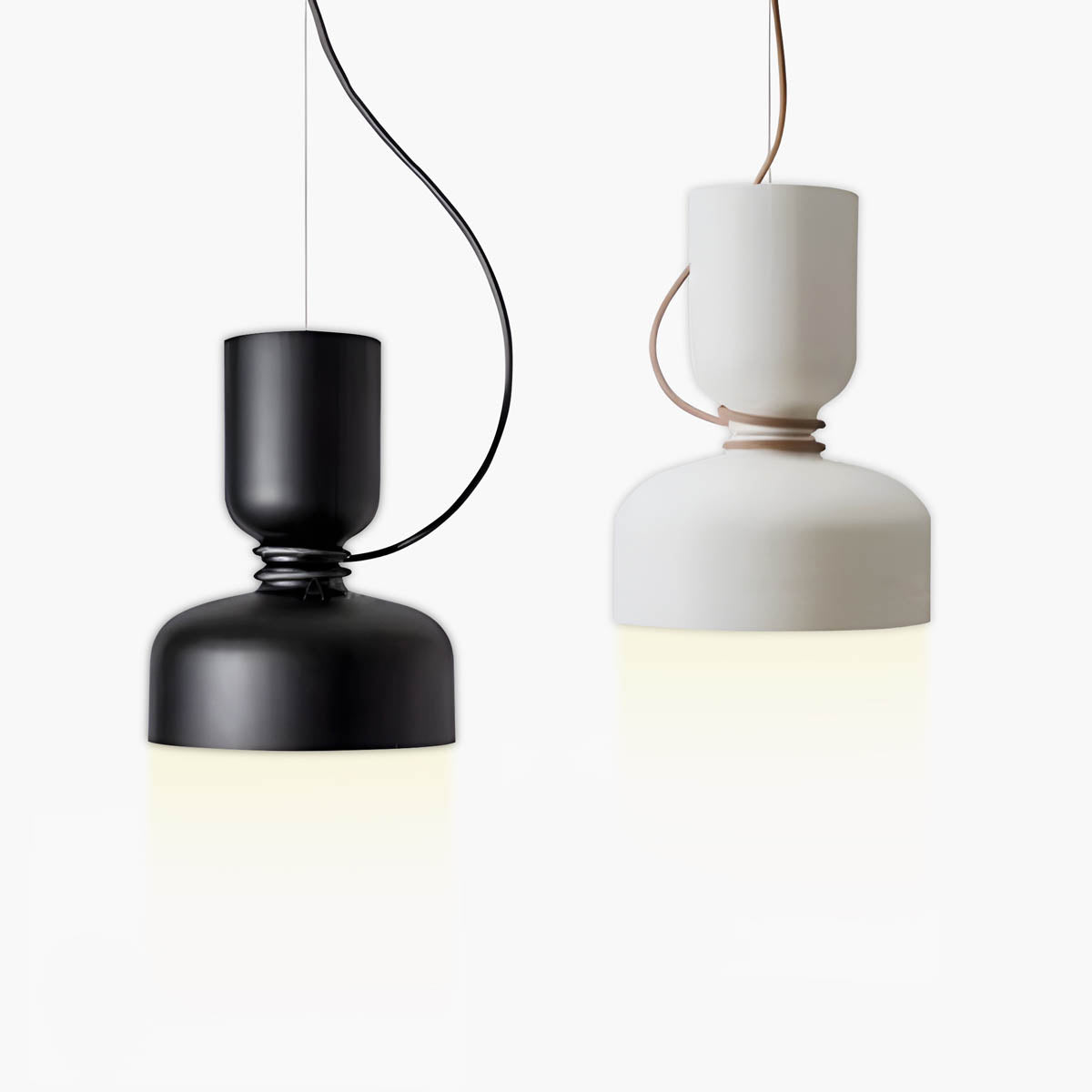 Orlee Geometric Pendant Lamp Modern Iron Hanging Light | E27 LED Included | Minimalist Design | Indoor Ceiling Lighting