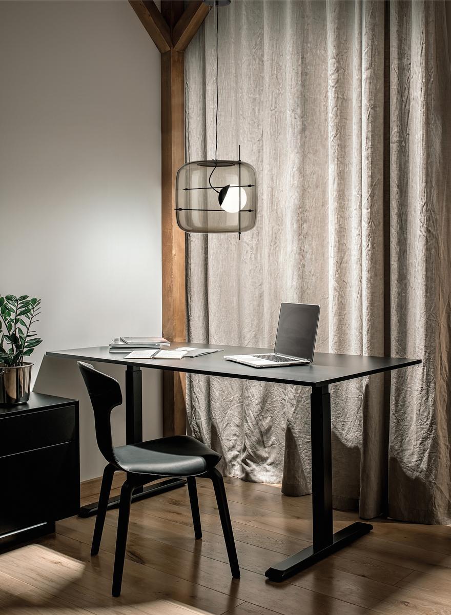 Glass Pendant Light Ventilated Shade Modern Hanging Lamp | Soft Diffused Lighting | G9 Base | Bedroom Living Room Ceiling Light